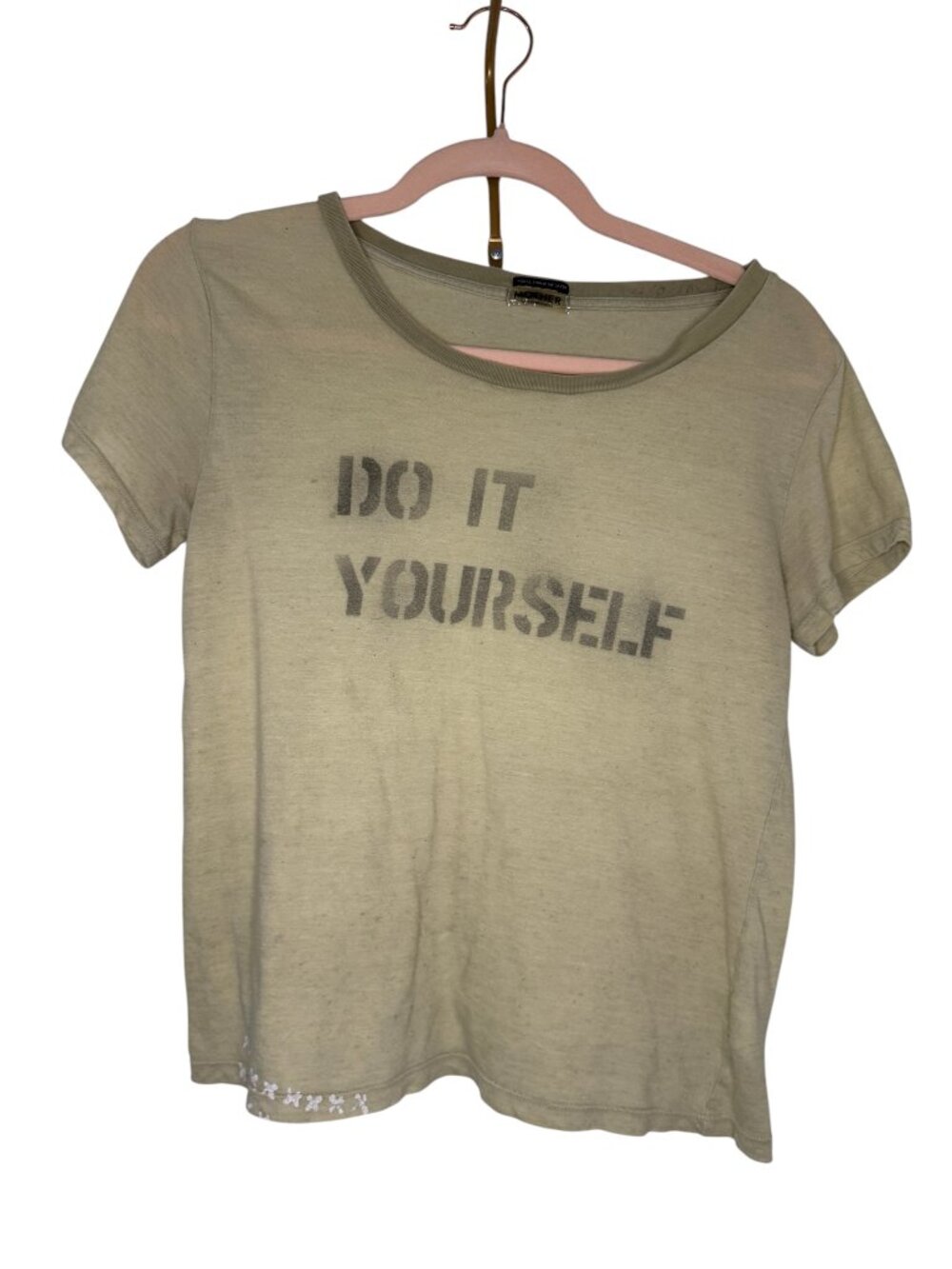 MOTHER The Itty Bitty Goodie Goodie- M- Heather Olive MSRP $95